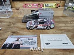 AUTOGRAPHIÉ Austin Cindric #22 Discount Tire Victoire au Daytona 500 2022