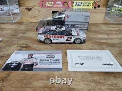 AUTOGRAPHIÉ Austin Cindric #22 Discount Tire Victoire au Daytona 500 2022