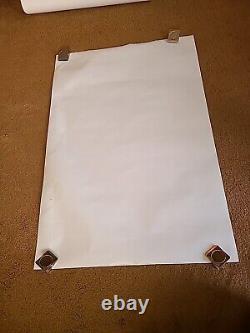 Affiche de course Chevrolet IROC d'origine vintage rare 1986 Earnhardt Unser ++