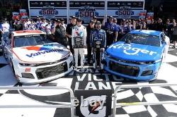 Alex Bowman NASCAR pièces de tôle utilisées en course Valvoline Daytona 500 Pole