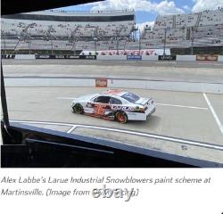 Alex Labbe Course Nascar Pare-chocs Arrière Utilisé de la Série Nascar Xfinity