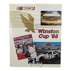Annuaire NASCAR 1988 1ère année Bill Elliott Winston Cup RARE Chronique