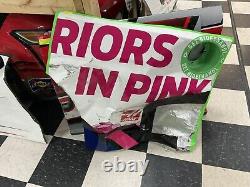 Aric Almirola #10 2021 Guerriers En Rose Nascar Race Utilisé Panneau Arrière Quart #84