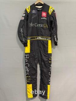 Aric Almirola #19 2024 He Gets Us Nascar Combinaison de pilote signée