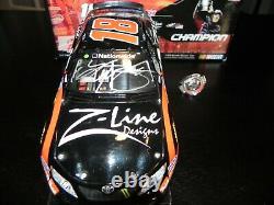 Autographe Kyle Busch 2009 #18 Z Line Nationwide Champion Avec Pin Version Racée