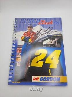 Autographes des pilotes de NASCAR Clash'96 Gordon Andretti Labonte Marlin Martin Jarret