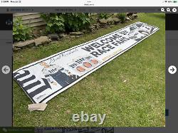 Bannière de 20' x 3.5' Nascar Keselowsky Miller Lite Racing Mancave