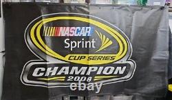 Bannière de champion de la série Nascar Sprint Cup 2008, drapeau 96 x 56