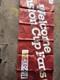 Banni&egrave;re Vintage De 1988 &laquo; Welcome Winston Cup Fans &raquo; Nascar 42 X 11'8"