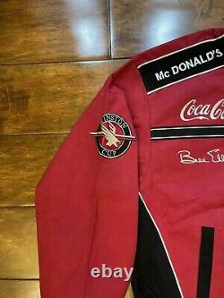 Bill Elliott #94 Mcdonalds Racing Team Race Jacket Homme Taille Grand Nascar Rare