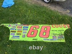 Bobby Hamilton #68 Nascar Race Used Feuilletmetal Side Country Time 1993 Rare