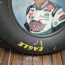 Bobby Labonte #18 GOODYEAR PNEU UTILISÉ EN COURSE AFFICHAGE SOUVENIRS DE LA COUPE WINSTON 27