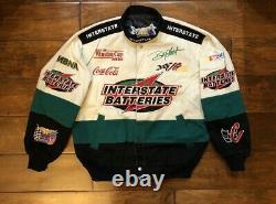 Bobby Labonte #18 Interstate Batteries Racing Jacket Homme Taille Grand Nascar Jh