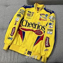 Bobby Labonte #43 Cheerios Racing Jacket Hommes Sz Sm Nascar 2000 Utilisé Jh Hamilton