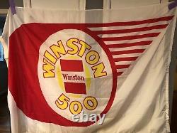 Bow Out Prixoriginal Vintage Winston 500 Racing Flag Talladega 1972