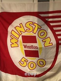 Bow Out Prixoriginal Vintage Winston 500 Racing Flag Talladega 1972