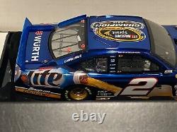 Brad Keselowski 2012 #2 Champion de la Sprint Cup Miller Lite Couleur Chrome Élite 1/24