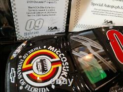 Brad Keselowski Rcca Elite #09 Miccosukee Talladega Raced Win Autographié Signé