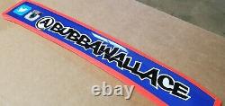 Bubba Wallace Jr Race Utilisé Nascar Sheet Metal Door Name Rail Very Rare