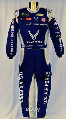 Bubba Wallace Petty Air Force Race Used Nascar Pit Crew Fire Suit #6741