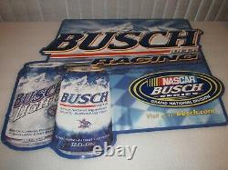 Busch Bière Racing Signal Nascar Série Busch Tin 2001 Very Rare