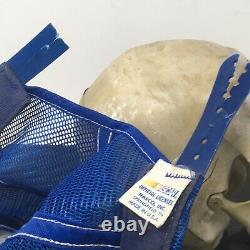 CASQUETTE TRUCKER MESH NASCO FLAW NASCAR North Liberty Iowa Blue 3 Three Stripe