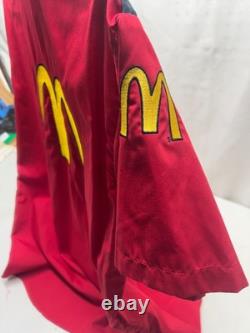 CHEMISE DE L'ÉQUIPE DE PIT DE COURSE McDONALD'S D'ORIGINE UTILISÉE PAR JOE GIBBS + SIGNÉE