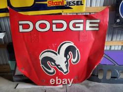 Capot de course Dodge RAM usagé Nascar en tôle Evernham Motorsports Elliott Kahne