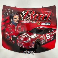Capots Dale Earnhardt Sr & Jr en métal grand rare HTF NASCAR 29x23 VTG Capot Redline