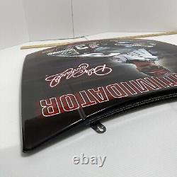 Capots Dale Earnhardt Sr & Jr en métal grand rare HTF NASCAR 29x23 VTG Capot Redline