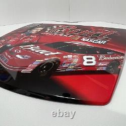 Capots Dale Earnhardt Sr & Jr en métal grand rare HTF NASCAR 29x23 VTG Capot Redline
