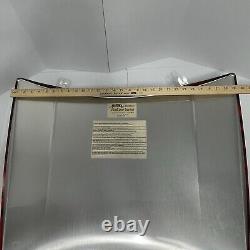 Capots Dale Earnhardt Sr & Jr en métal grand rare HTF NASCAR 29x23 VTG Capot Redline