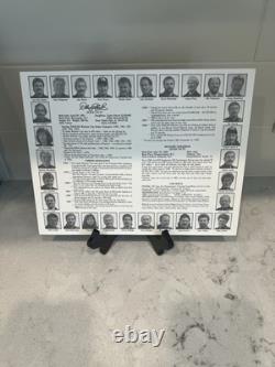 Carte postale de jour de course signée par Dale Earnhardt - Signée dans les stands