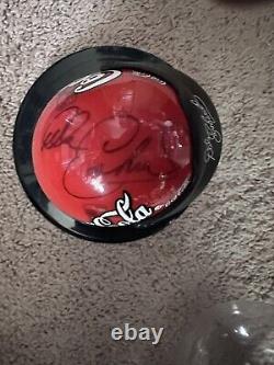 Casque Cola signé par Dale Earnhardt Sr 1/3 & PAAS 1991 Utilisation en course du panneau de quart de tour