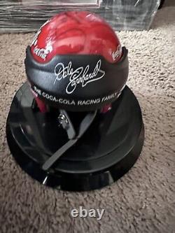 Casque Cola signé par Dale Earnhardt Sr 1/3 & PAAS 1991 Utilisation en course du panneau de quart de tour