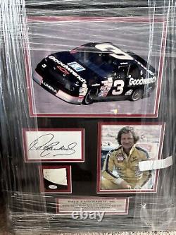 Casque Cola signé par Dale Earnhardt Sr 1/3 & PAAS 1991 Utilisation en course du panneau de quart de tour