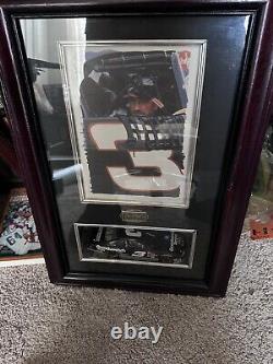 Casque Cola signé par Dale Earnhardt Sr 1/3 & PAAS 1991 Utilisation en course du panneau de quart de tour