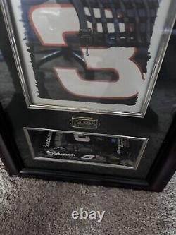 Casque Cola signé par Dale Earnhardt Sr 1/3 & PAAS 1991 Utilisation en course du panneau de quart de tour