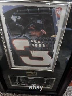 Casque Cola signé par Dale Earnhardt Sr 1/3 & PAAS 1991 Utilisation en course du panneau de quart de tour