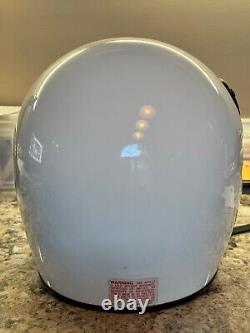 Casque Simpson utilisé lors de la course de légendes NASCAR Vintage 1991 Junior Johnson