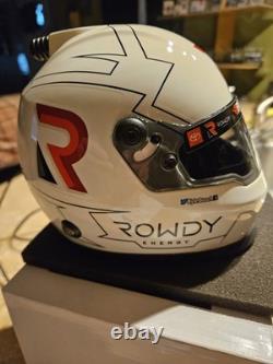 Casque miniature NASCAR Rowdy Energy dédicacé par Kyle Busch
