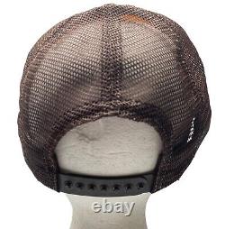 Casquette Snapback Vintage Nascar Chattanooga Chew Racing Jaune Marron