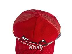 Chapeau de course Ford Racing Team Vintage 3 Rayures Rare Signé par Bill Elliot et Mark Martin