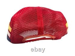 Chapeau de course Ford Racing Team Vintage 3 Rayures Rare Signé par Bill Elliot et Mark Martin