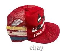 Chapeau de course Ford Racing Team Vintage 3 Rayures Rare Signé par Bill Elliot et Mark Martin