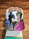 Chapeau De Course Promotionnel De Film Vintage Rare Nascar Batman Vs Joker Dc Comics Avec Fermeture à Pression
