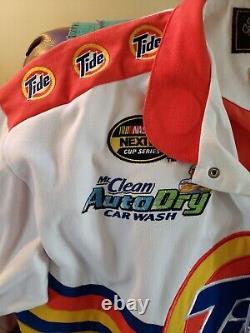 Chase Authentics Drivers Line Tide Racing Nascar Button Jacket Taille Adulte XL