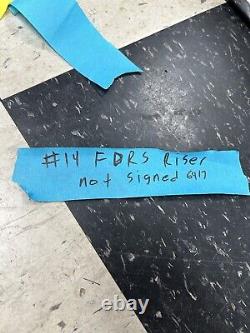 Chase Briscoe #14 Ford Performance NASCAR Course Utilisé Pit Box Riser Banner #6417