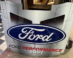 Chase Briscoe SHR Ford Performance #14 Nascar Capot en tôle utilisé en course