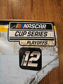 Chase Elliott #9 Panneau de Contingence en Métal Utilisé en Course à Talladega NASCAR KBB